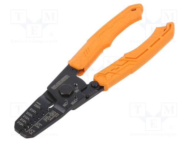 Tool: for crimping; non-insulated terminals,terminals