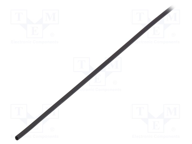 Heat shrink sleeve; glueless; 2: 1; 3.2mm; L: 400m; black