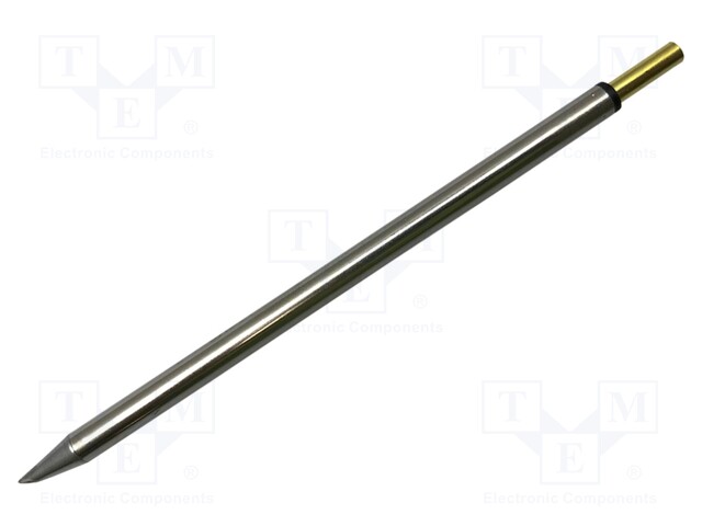 Soldering Iron Tip, Concave Hoof, 2 mm