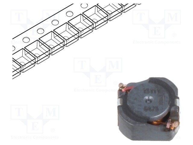 Inductor: wire; SMD; 150uH; 1548mΩ; -40÷125°C; ±20%; 320mA