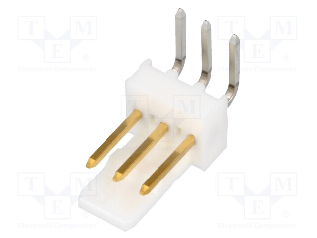 Socket; wire-board; male; KK 254; 2.54mm; PIN: 3; THT; 4A; Layout: 1x3