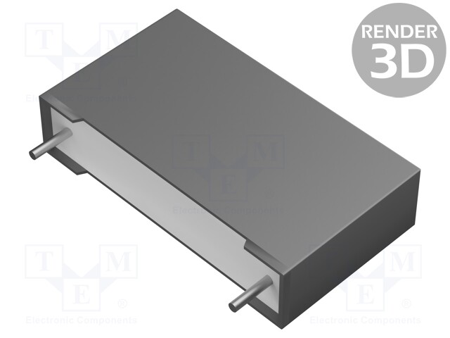 Capacitor: polypropylene; X2; 0.47uF; 22.5mm; ±10%; 26.5x15x6mm