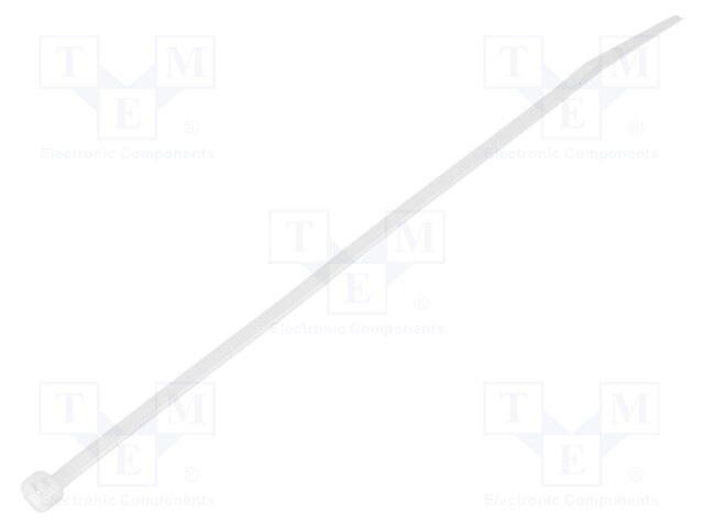 Cable tie; L: 180mm; W: 3.6mm; polyamide; 176.5N; natural; Ømax: 46mm