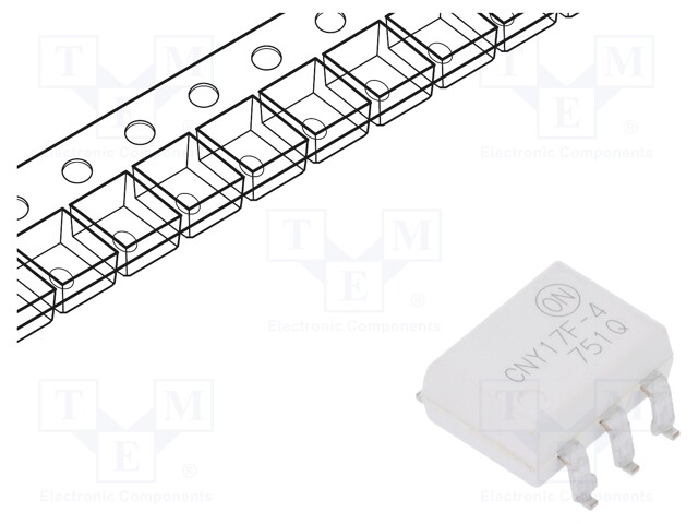 Optocoupler; SMD; Channels: 1; Out: transistor; Uinsul: 4.17kV