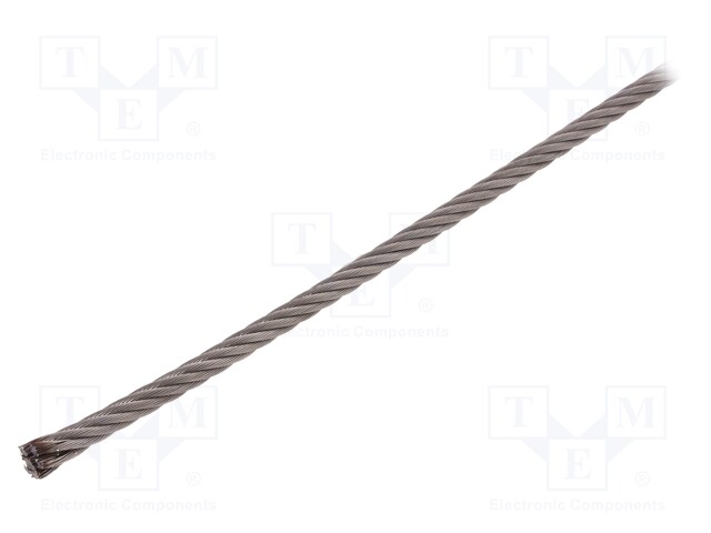 Rope; acid resistant steel A4; Ørope: 8mm; L: 10m; 1134kg