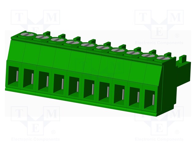 Connector: pluggable terminal block; plug; female; straight; 300V