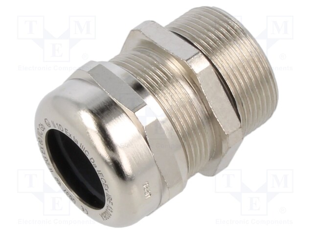 Cable gland; with long thread; M32; IP68; Mat: brass