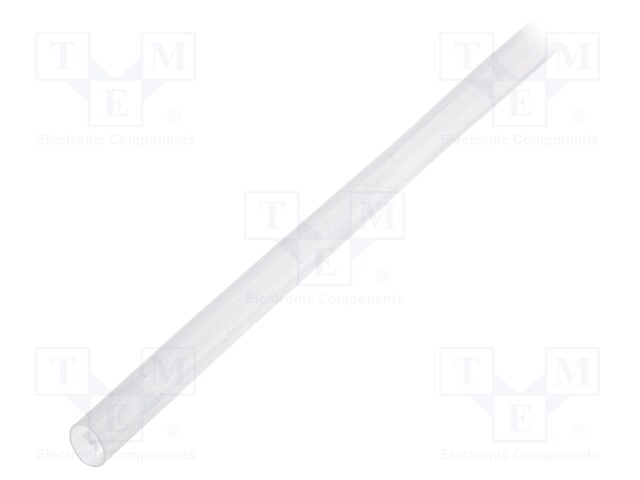 Heat shrink sleeve; thin walled; 3: 1; 6mm; L: 1m; transparent