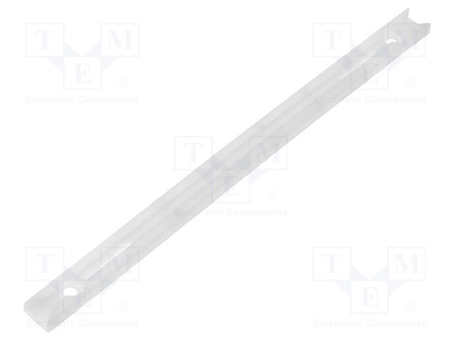 PCB guide; polyamide; natural; L: 160.5mm; UL94V-2; -40÷85°C