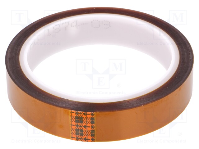 Tape: high temperature resistant; -73÷260°C; W: 19mm; L: 33m; 62%