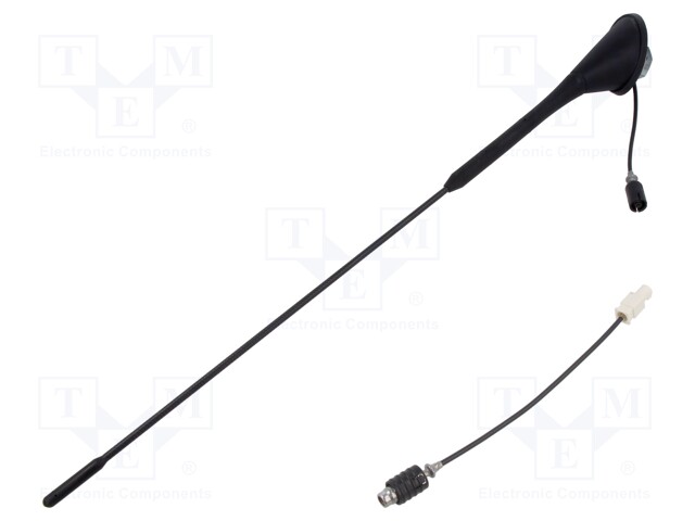 Antenna; car top; 0.4m; AM,FM; universal,kit; 180mm