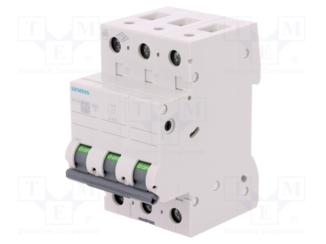 Circuit breaker; 400VAC; Inom: 8A; Poles: 3; DIN; Charact: C; 6kA