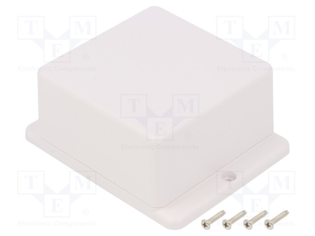 Enclosure: multipurpose; X: 80mm; Y: 80.6mm; Z: 43.5mm; TWF; ABS; IP40