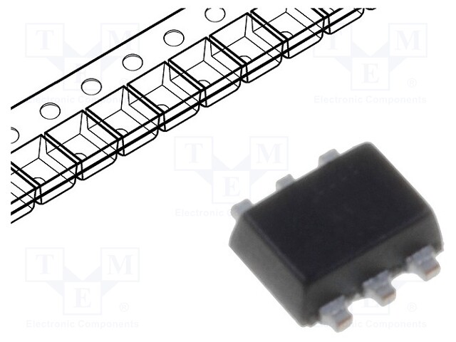 Transistor: NPN / PNP; bipolar; BRT,complementary; 50V; 0.1A; 47kΩ