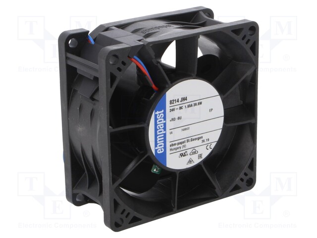 Fan: DC; axial; 80x80x38mm; 220m3/h; 71dBA; ball bearing; 14000rpm