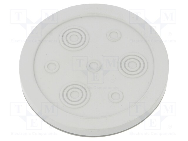 Multigate grommet; light grey; Holes no: 7; -40÷100°C; IP54