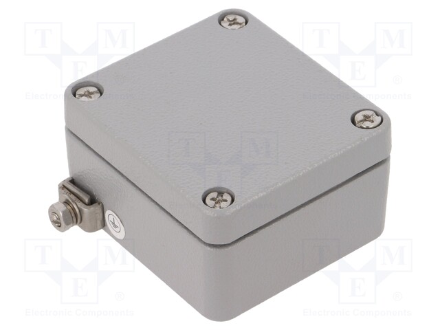 Enclosure: multipurpose; X: 58mm; Y: 64mm; Z: 34mm; ATEX; aluminium