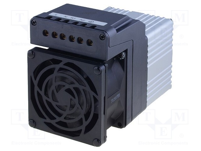 Blower heater; CIRRUS 80; 450÷800W; 230VAC; IP20; 82x82x110mm