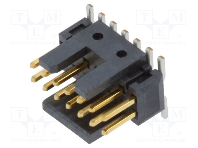 Connector: pin strips; male; PIN: 14; 1.27mm; gold-plated; SMT; reel