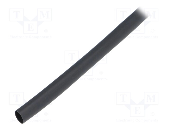 Heat shrink sleeve; flexible; 2: 1; 6.4mm; L: 10m; black