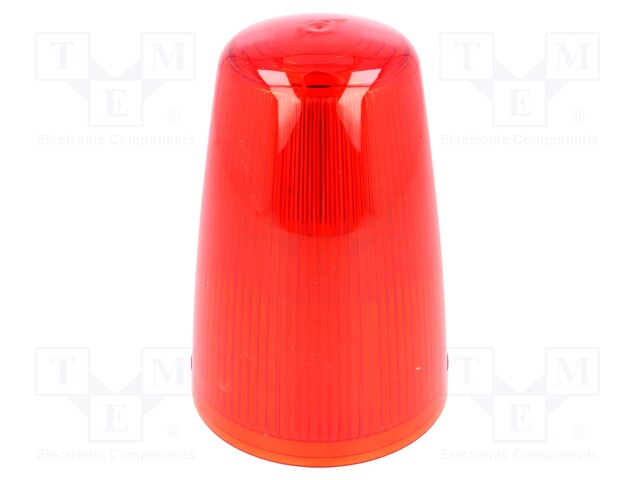 Signallers accessories: cloche; red; Series: X125; IP65; Ø98x167mm