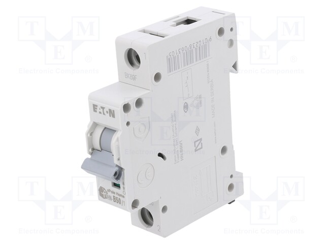 Circuit breaker; 230/400VAC; Inom: 50A; Poles: 1; DIN; Charact: B