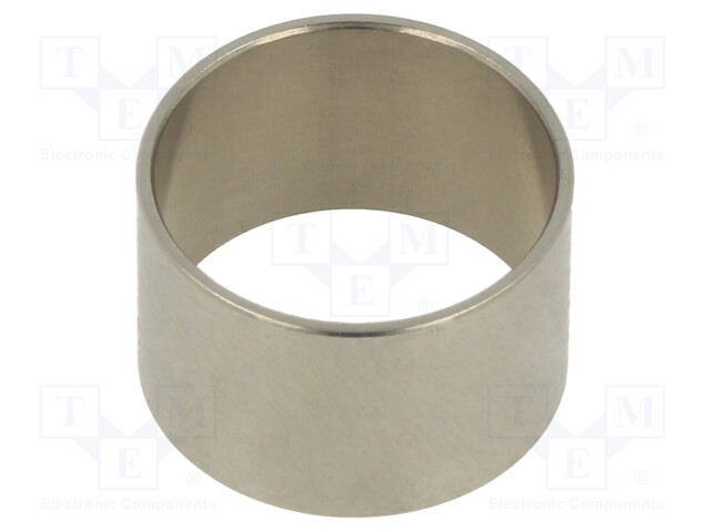 Spacer sleeve; 14mm; cylindrical; stainless steel; Out.diam: 22mm