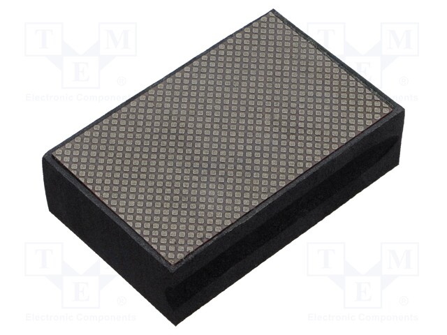 Sponge; 90x55mm; black; Granularity: 120