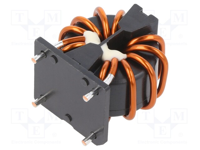 Inductor: wire with current compensation; THT; 900uH; 1.84mΩ