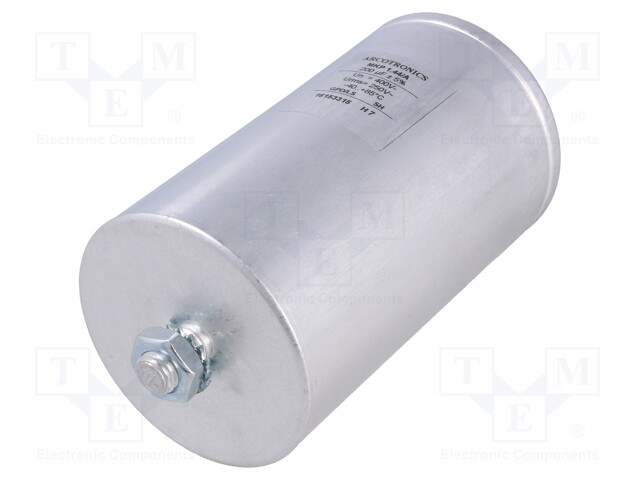 Capacitor: polypropylene; 250uF; Leads: M10 screws; ESR: 4mΩ; C44A