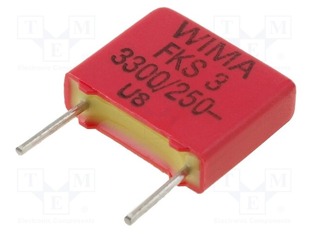 Capacitor: polyester; 4.7nF; 160VAC; 250VDC; Pitch: 7.5mm; ±10%