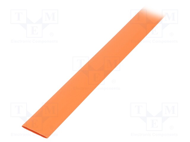 Heat shrink sleeve; glueless; 2: 1; 12.7mm; L: 1m; orange