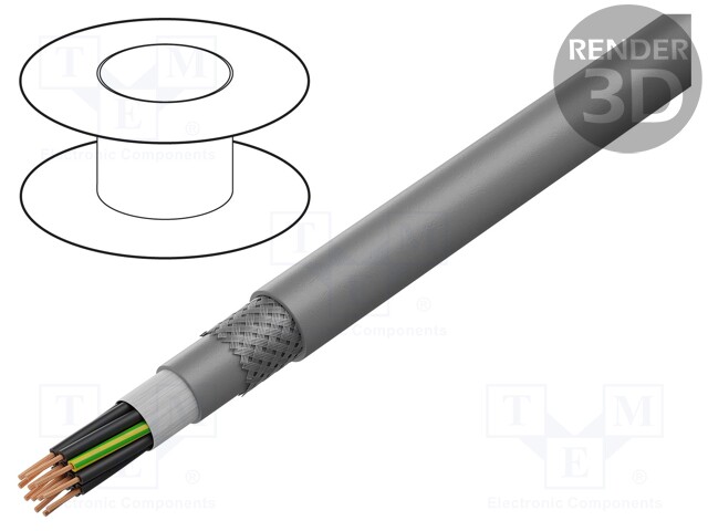 Wire: control cable; ÖLFLEX® FD CLASSIC 810 CP; 12G1,5mm2; PUR