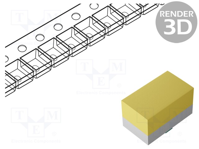 LED; SMD; 0201; white; 55mcd; 110°; 5mA; 2.6V; Lens: transparent; 16mW