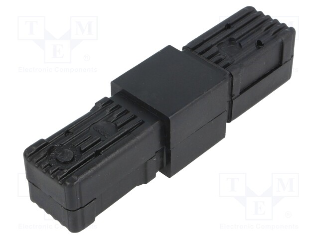 Mounting coupler; for profiles; Mat: polyamide; -30÷100°C; I: 76mm