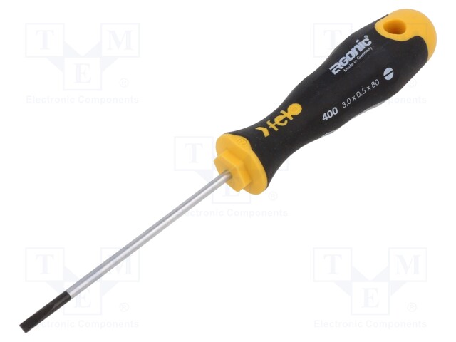 Screwdriver; slot; 3,0x0,5mm; ERGONIC®