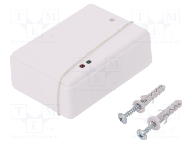 Receiver; RSU; 12VDC; relay; for wall mounting; -10÷55°C; OUT: 3