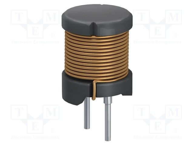 Inductor: wire; THT; 220uH; 1A; 0.52Ω; ±10%; Ø8.3x10mm; Pitch: 5mm