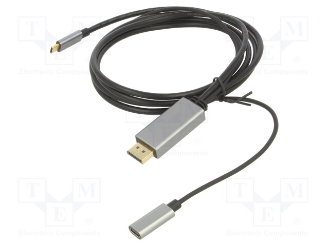 Adapter; USB 3.0,USB 3.1; gold-plated; black; PVC