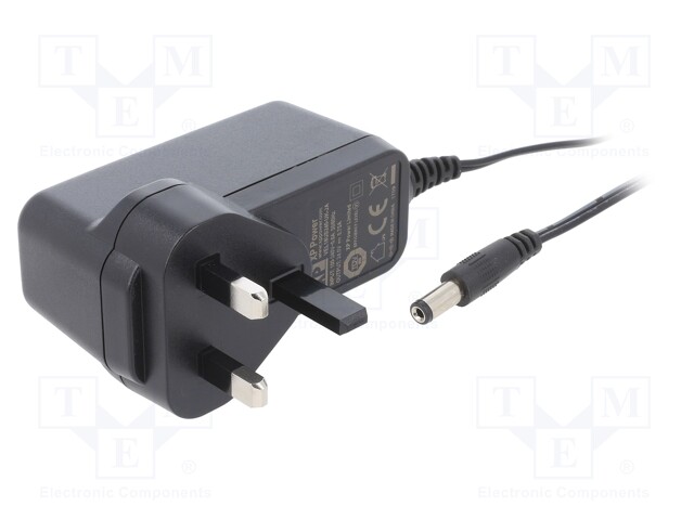 Power supply: switched-mode; voltage source; 24VDC; 0.75A; 18W