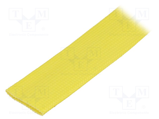 Insulating tube; yellow; -30÷155°C; Øint: 20mm; L: 5m; 3kV/mm