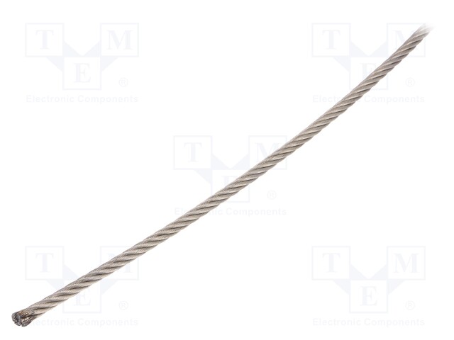 Rope; acid resistant steel A4; Ørope: 4mm; L: 50m; 283kg