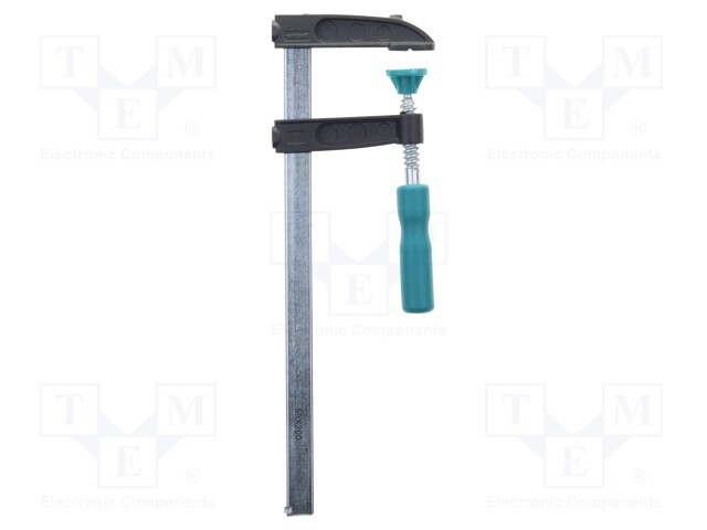 Universal clamp; cast zinc; Grip capac: max.200mm; D: 50mm; SZ