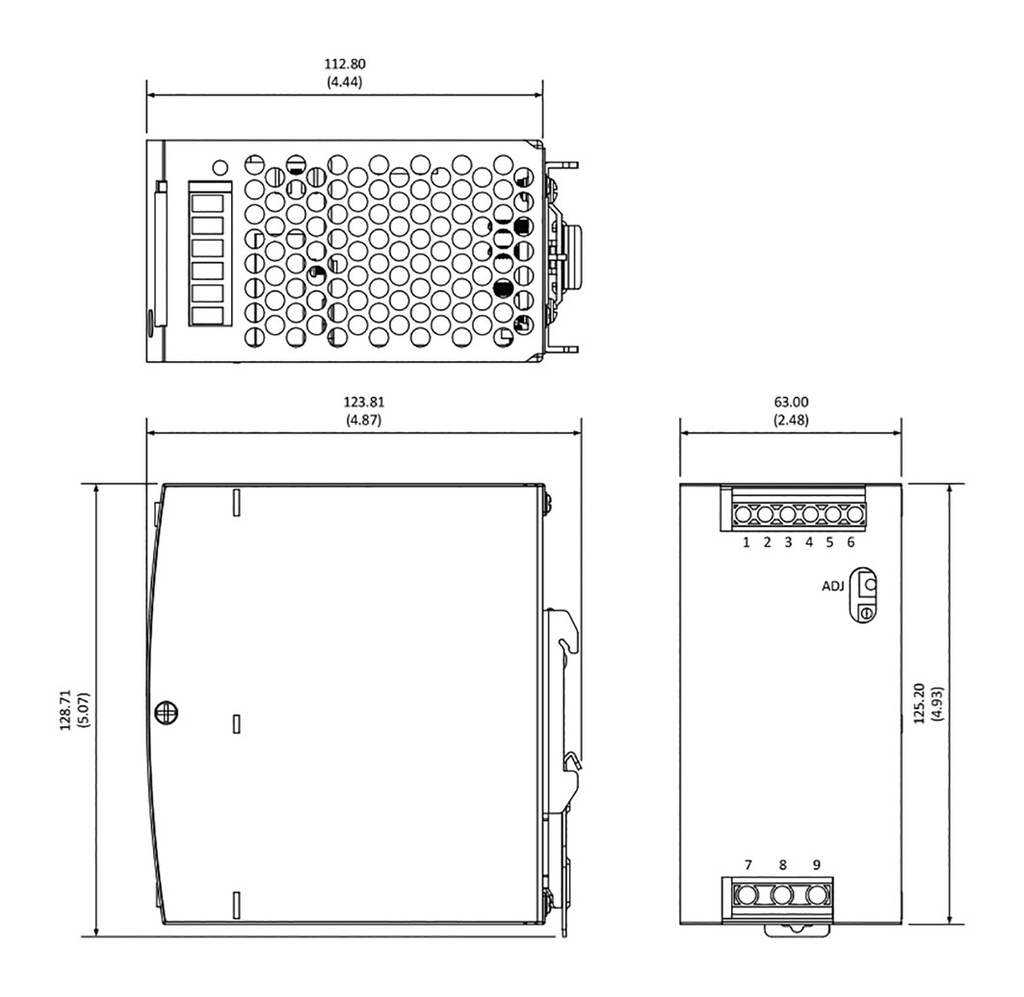 Power supply: switched-mode; for DIN rail; 240W; 24VDC; 10A; 3kV