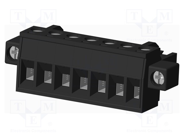 Connector: pluggable terminal block; plug; female; straight; 5mm