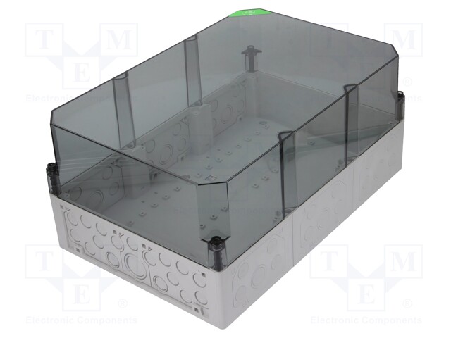 Enclosure: junction box; X: 300mm; Y: 450mm; Z: 209mm; polycarbonate