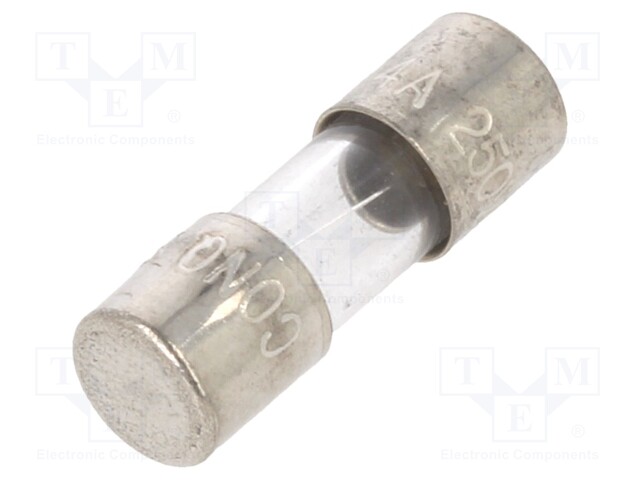 Fuse: fuse; 4A; 250VAC; glass; 4.5x15mm