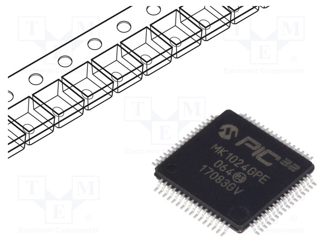 PIC microcontroller; Memory: 1024kB; SRAM: 256kB; 2.2÷3.6VDC; SMD