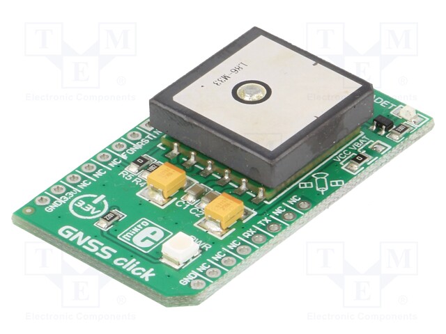 Click board; GNSS; UART; L86; mikroBUS connector; 3.3VDC