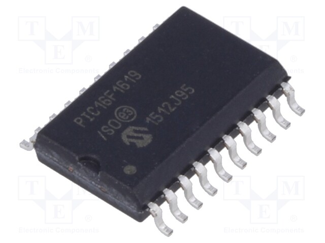 PIC microcontroller; Memory: 14kB; SRAM: 1024B; 2.3÷5.5VDC; SMD